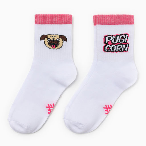 Носки женские KAFTAN "Мопс“, 2 пары, размер 36-40 (23-25 см)