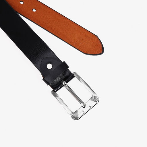 Ремень мужской, ширина 3.5 см, винт, пряжка металл, цвет чёрный - Simaland фото 2