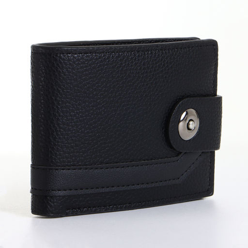 Портмоне мужское на магните, чёрное