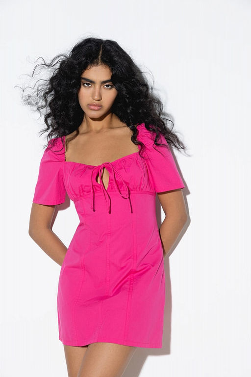 Приталенное черное платье - Incity фото 8