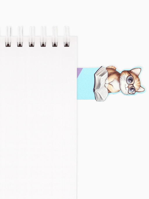 Цена за 4 шт. Закладки для книг, картонные, 5 шт., фигурные «Школьные»