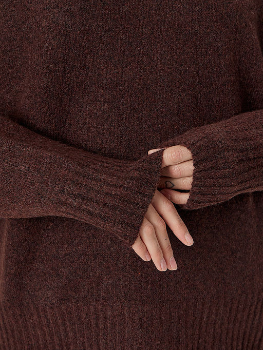 Джемпер женский коричневый - Mark formelle фото 5