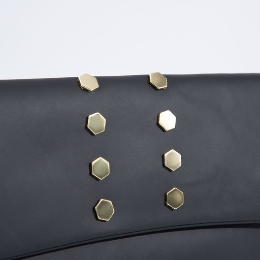 Сумка-клатч на магнитах, ремешок на запястье, цвет чёрный - Simaland фото 5