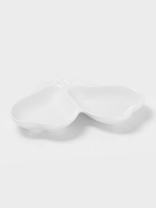 Менажница керамическая 2 ячейки «Груши», 25×19×3 см