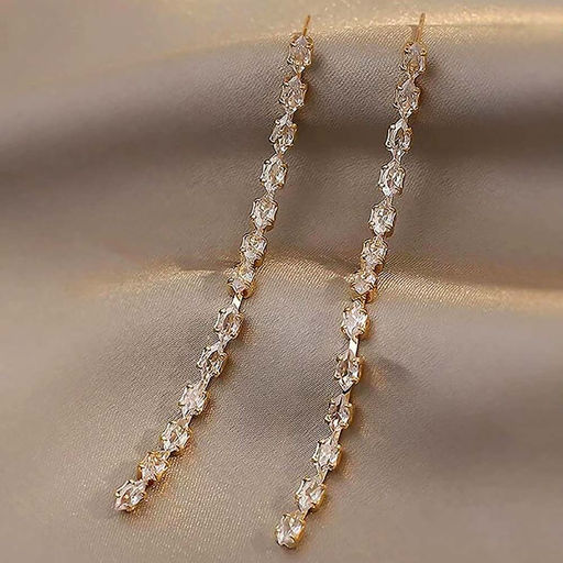 Серьги длинные на гвоздиках арт. 13 2516 (id 271095) - Rada фото 2