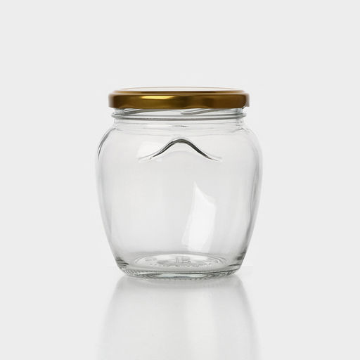 Набор стеклянных банок с золотистой крышкой и этикеткой, ТО-82, 0,55 л, 6 шт - Simaland фото 3