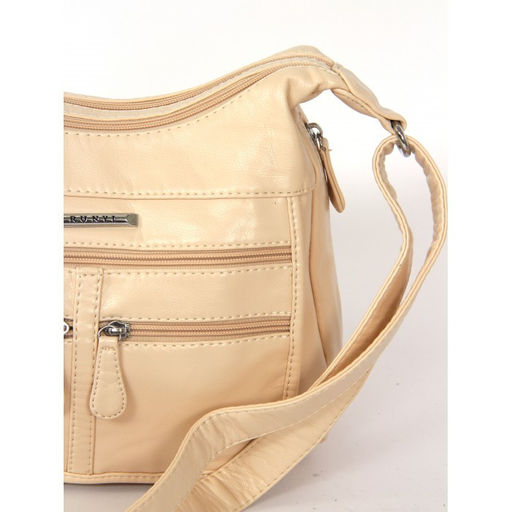 Сумка женская искусственная кожа Guecca-RY 1999, 2отд, плечевой ремень, св.бежевый SALE 261777 - Adelia фото 4