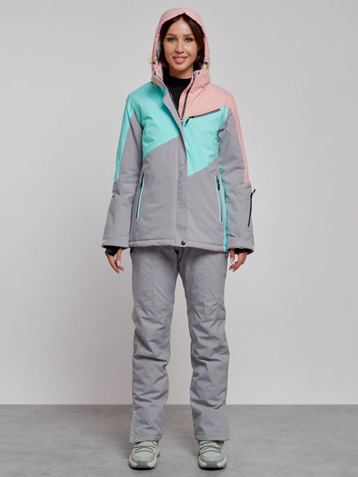 Горнолыжный костюм женский зимний розового цвета 02319R - Chunmai фото 6