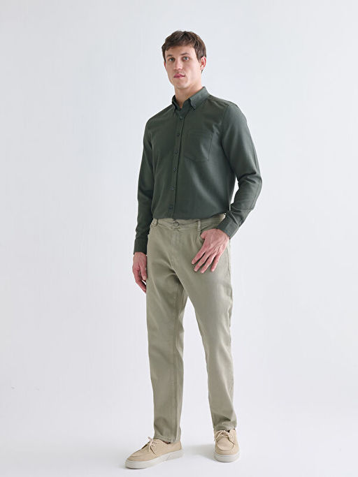 Regular Fit Uzun Kollu Arm?rl? Erkek G?mlek