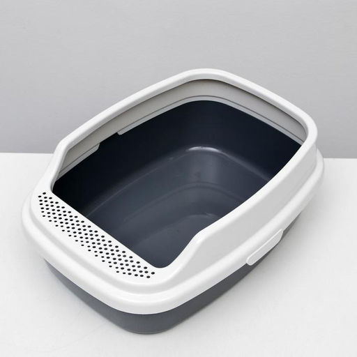 Туалет Айша М с бортом 53 х 39 х 21 см, серый - Simaland фото 3