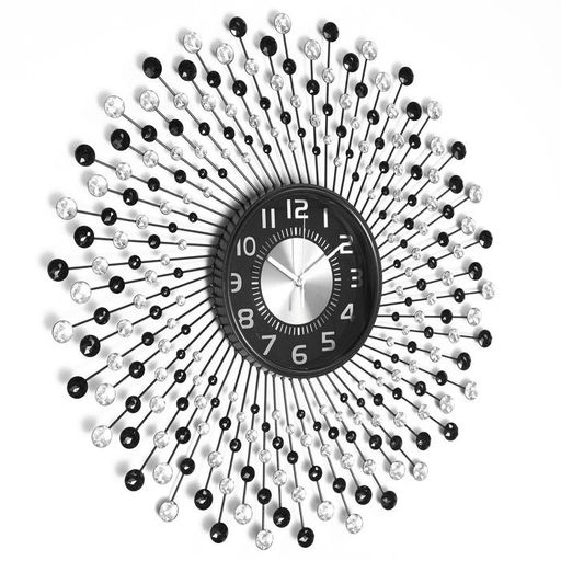 Часы настенные интерьерные «Аласса», серия: Ажур, бесшумные, плавный ход, d=68 см, циферблат d=22 см, от батарейки 1хАА