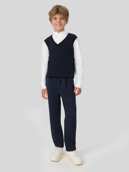 Брюки для мальчиков в темно-синем цвете - Mark formelle фото 3