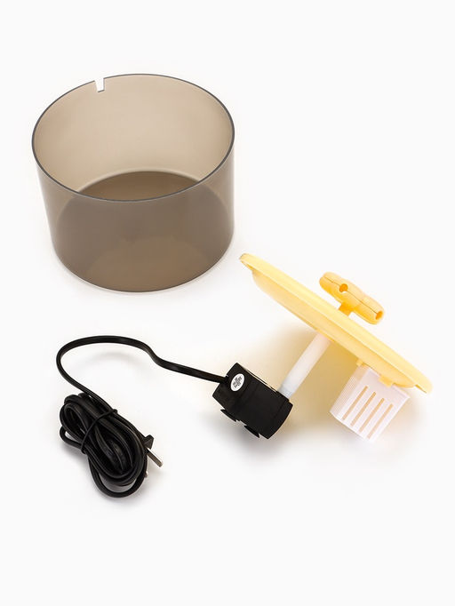 Фонтан для животных с миской, 34×17.5×11.5 см, бежевый