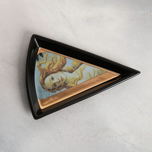 Чайная пара керамическая «Искусство»: кружка 130 мл, блюдце 11×14.5 см