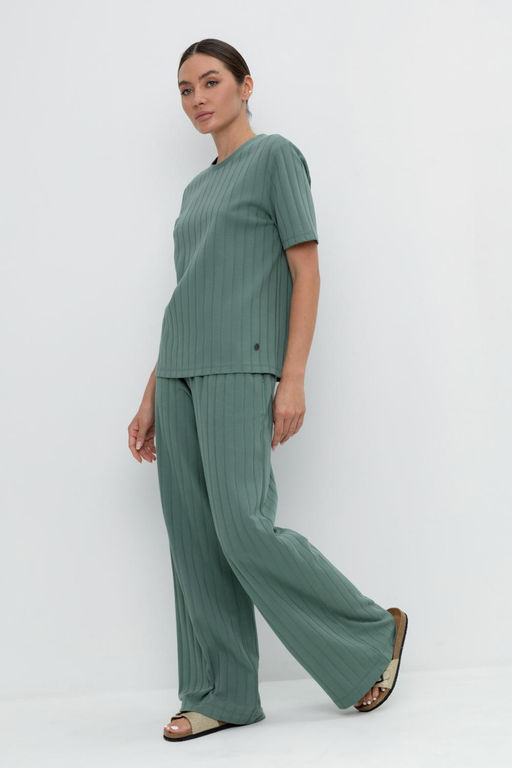 VERY NEAT _ ЕВТ 4110/зеленый мох брюки жен  фото 3