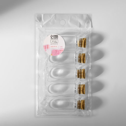 Цена за 3 шт. Баночки для хранения бисера, d=2.2×5 см, 5 шт.