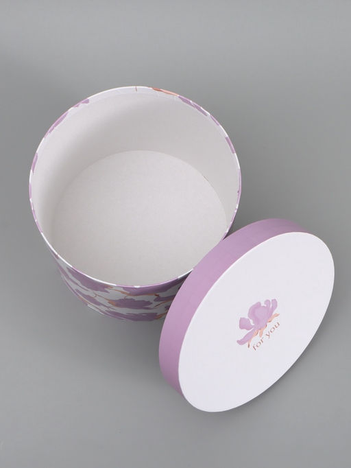 Набор шляпных коробок 5 в 1 «Нежные лилии», 13 × 14 ‒ 19.5 × 22 см