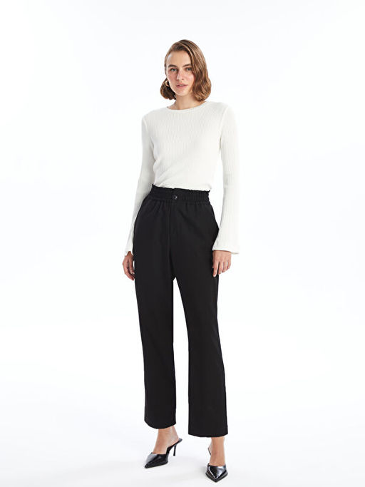 Beli Lastikli Kad?n Pantolon