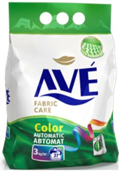 "AVE" Порошок стиральный (3000г) автомат для цветных вещей.4
