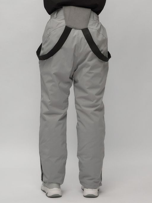 Горнолыжный костюм женский большого размера голубого цвета 02272-1Gl