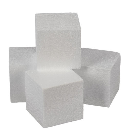 Love2art DPZ-S Заготовка для декора №016 пенополистирол 8 х 8 х 8 см 4 шт 01 Куб