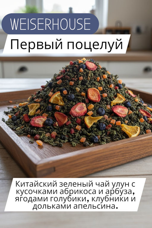 Первый поцелуй . Зеленый Ароматизированный