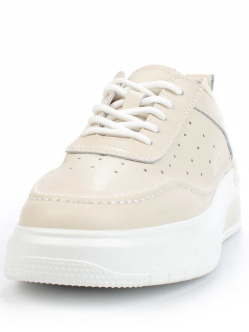 05-PDD188-1 BEIGE Кроссовки женские (натуральная кожа)