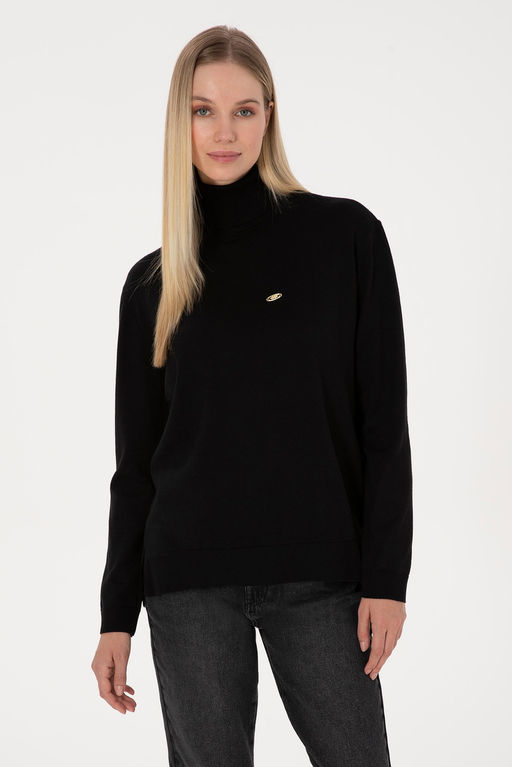 Kad_n Siyah Basic Bo_azl_ Kazak - U.s. polo assn фото 3