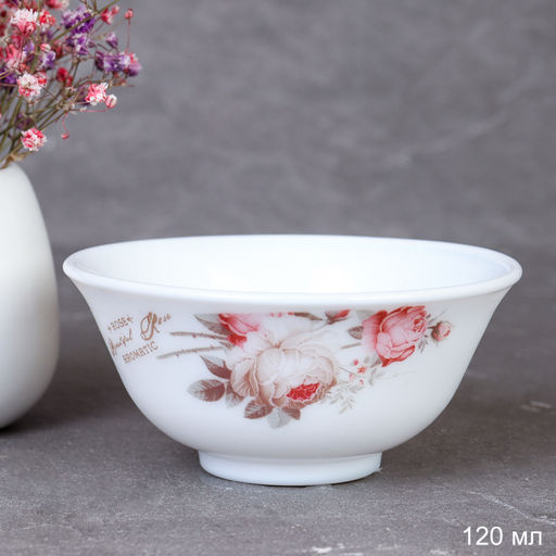 Соусник 120 мл 90 мм Розетка / FW40XN-(6916) /уп 6/уп 144/ серия Чайная роза - ГалеонТрейд фото 2