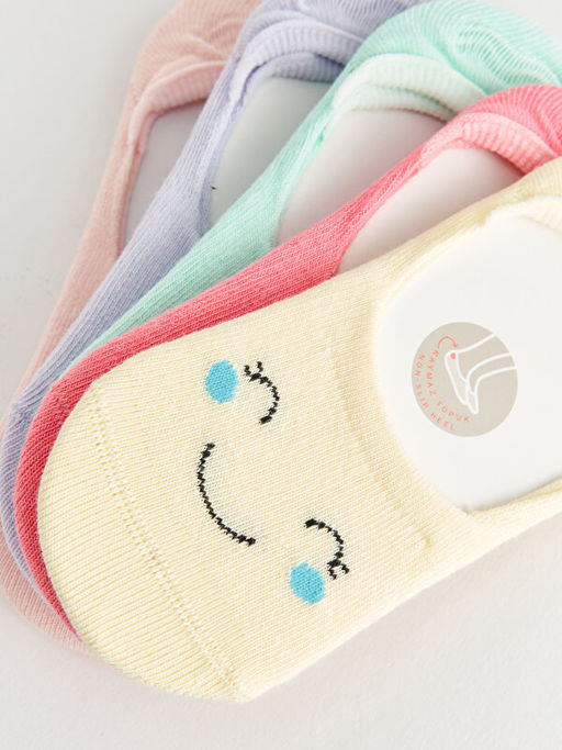 Desenli K?z ?ocuk Babet ?orap 5li