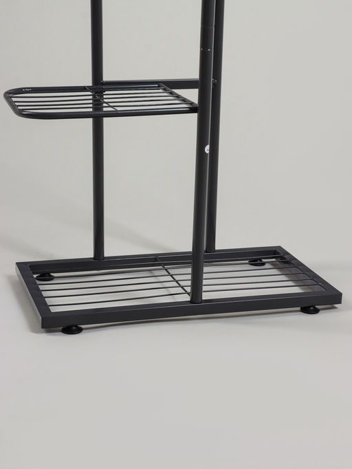 Подставка для цветов Greengo, 6 полок, 44×22×105 см, напольная, металл, тёмно-серая