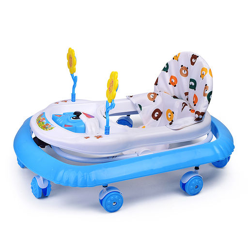 Ходунки "Цветочки" (цвет белый/голубой)