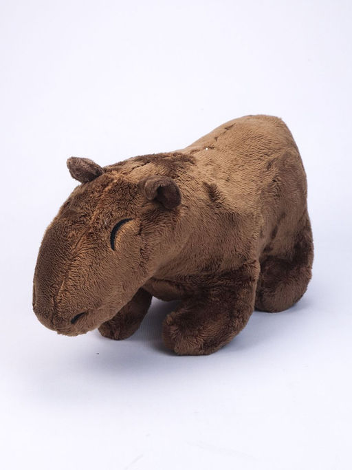Капибара мягкая на ощупь коричневая 20x10x9см - Buro фото 2