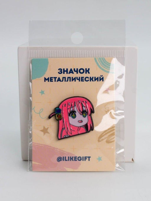 Значок металлический iLikeGift "Anime Girl"