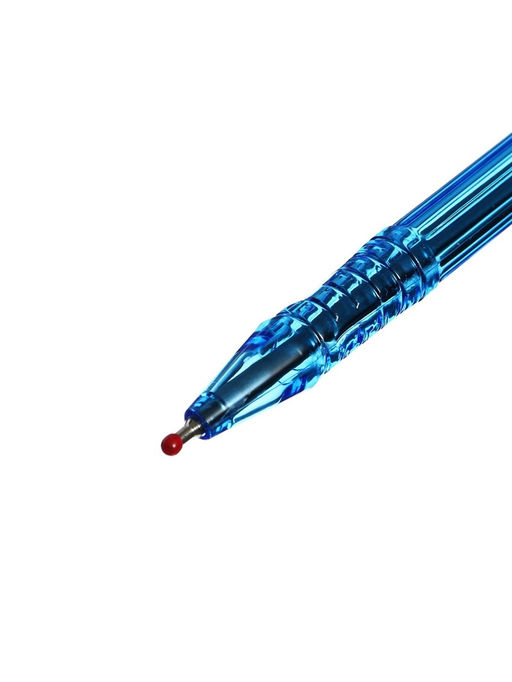 Цена за 12 шт. Ручка шариковая 0,7 мм стержень синий, корпус тонированный синий - Simaland фото 11