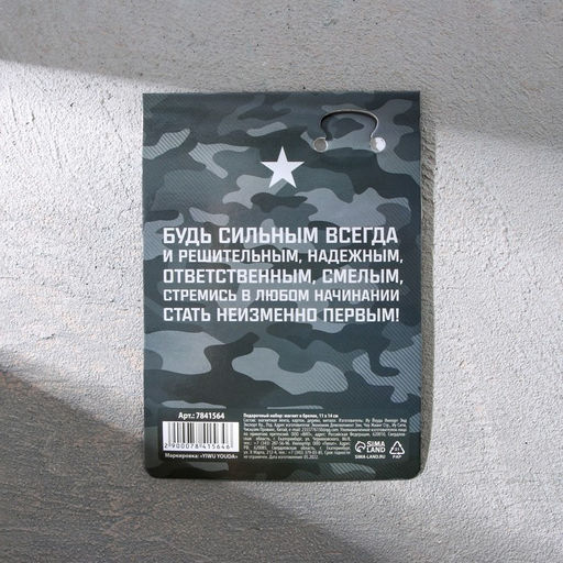 Цена за 2 шт. Магнит и брелок на 23 Февраля Ты номер один - Сима-ленд фото 8