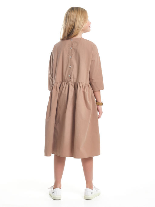 Платье Boho для девочки подростка UD 8061 коричневый - Mini maxi фото 2