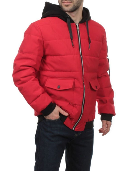 2172 RED Куртка мужская зимняя облегченная (150 гр. холлофайбер)