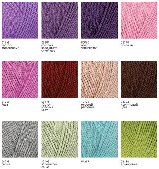 Цена за 5 мотков пряжи Pirlanta