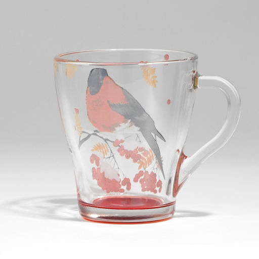 Кружки стеклянные новогодние Снегири!, набор 2 шт. - Дорого внимание фото 20