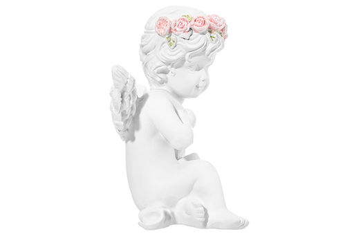 Статуэтка 9*7*10,5 см "Ангелочек с бантом"