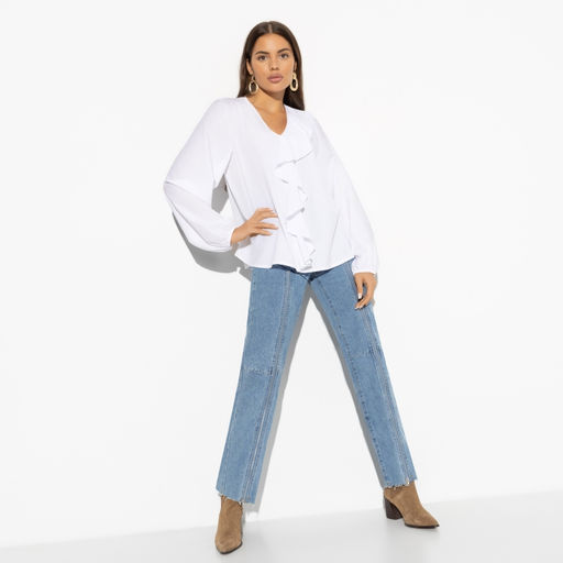 Блуза с воланом Стильный триумф - Charutti фото 6