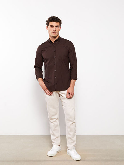 Regular Fit Uzun Kollu Oxford Erkek G?mlek