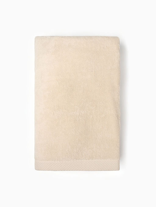 Полотенце махровое LoveLife Natural beige, 100×150 см, 100% хлопок, бежевое
