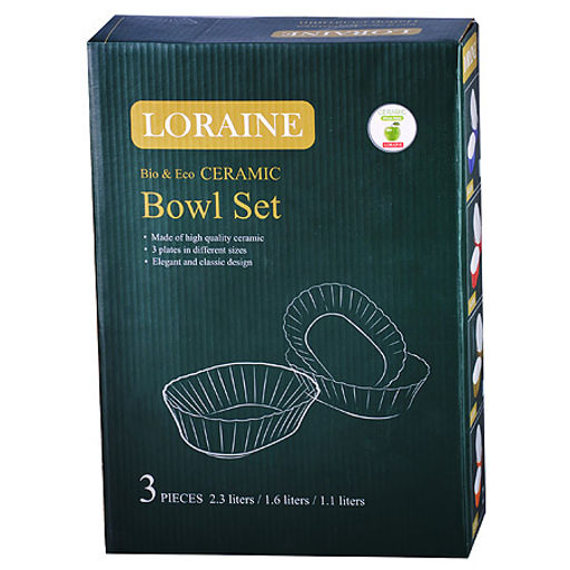 29579 Набор салатниц керамика 3 пр.LR (х6) - Mayer&boch фото 3