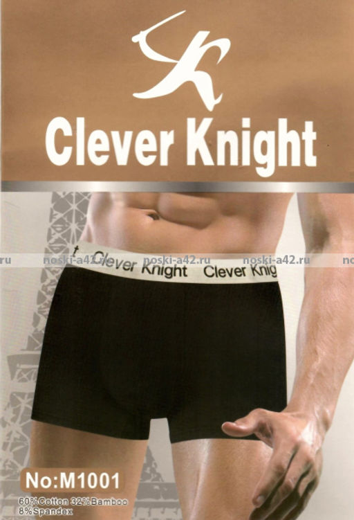 Цена за 8 шт. Трусы мужские боксеры Clever Knight арт. 1001 XL (44-46) + 2XL (46-48) + 3XL (48-50) + 4XL (52-54) - For you фото 4