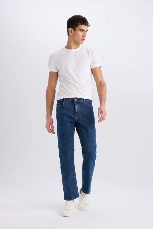 Sergio Regular Fit Normal Kal?p Normal Bel Boru Paca Jean Pantolon - Defacto фото 3