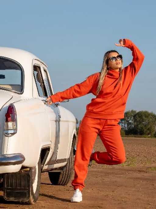 Женский Спортивный костюм БД020 кирпичный от Спортсоло