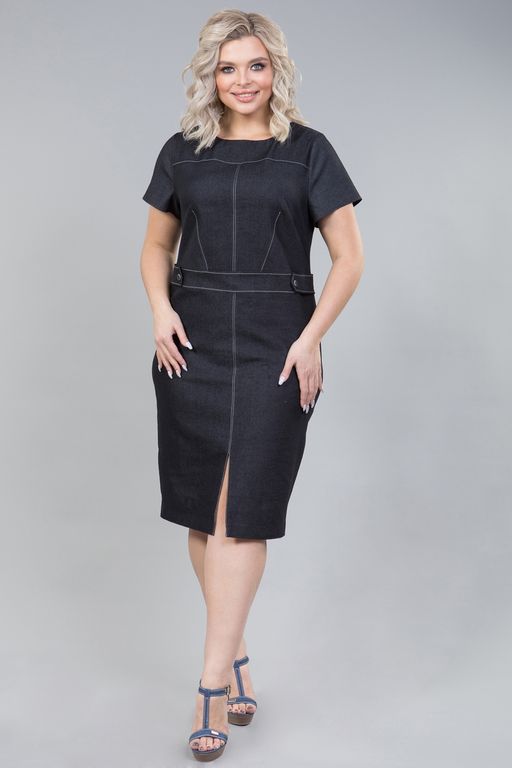 Платье 1239 черный - Novita фото 3