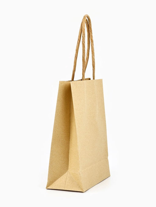 Цена за 3 шт. Пакет крафтовый с открыткой Желаю счастья, S 12?5.5?15 см